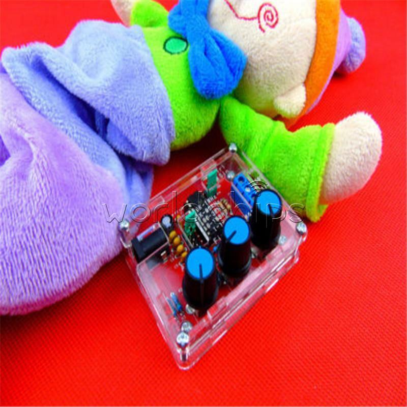 XR2206 Function Signal Generator DIY Kit Sine/Triangle/Square Wave DC9-12V +Case
