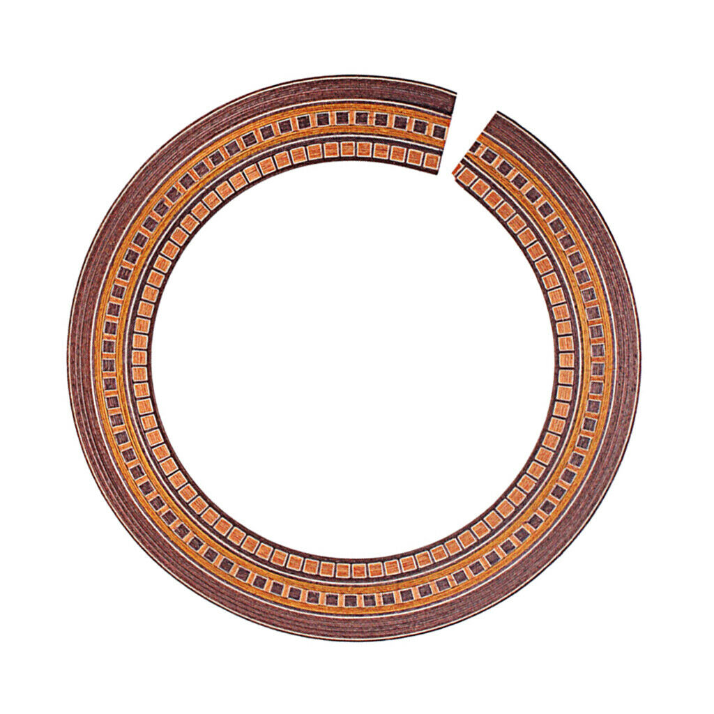 Wood Guitar Soundhole Rosette Inlay for Acoustic/Classical Guitars DIY