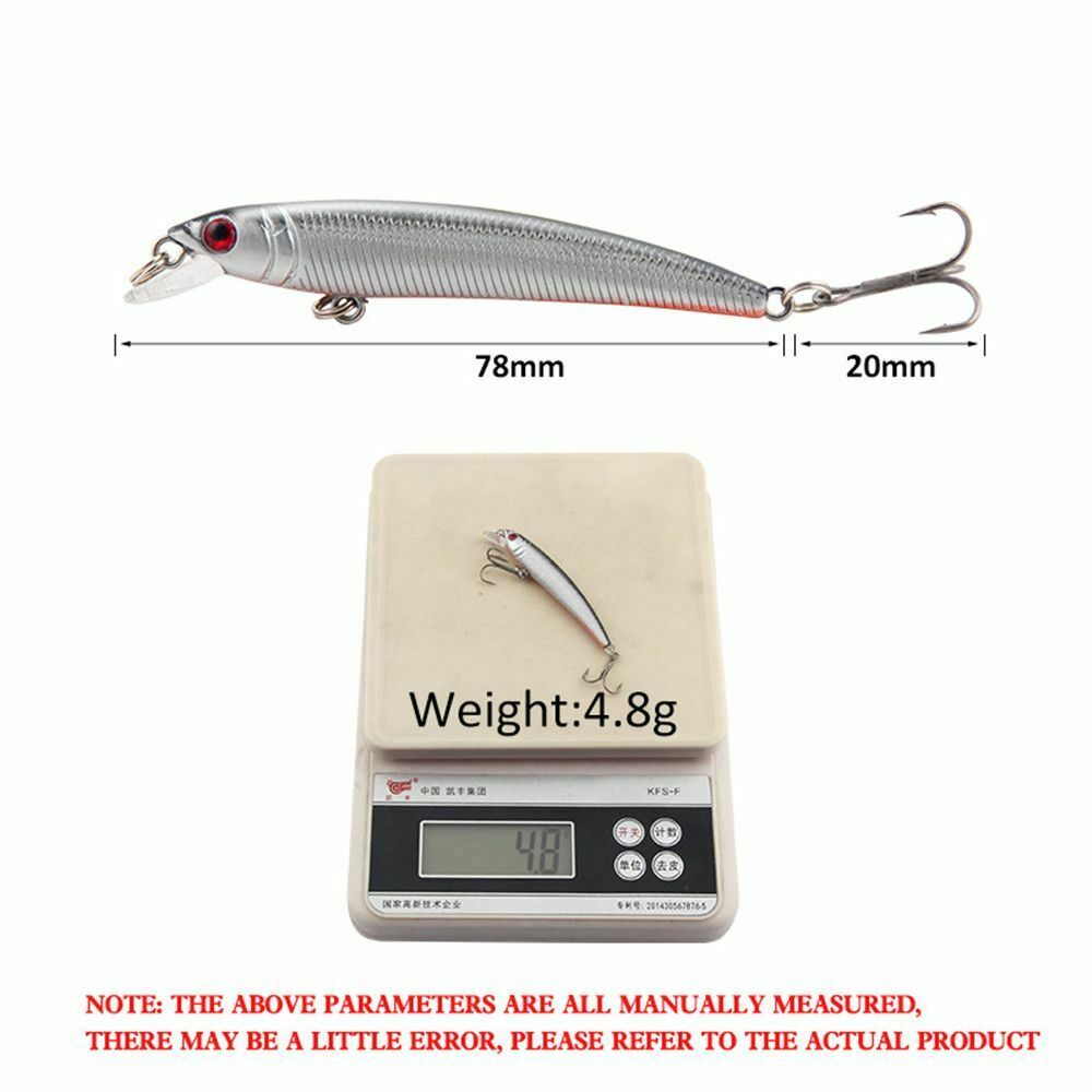 Artificial Fish Swimbait Fishing Lures Hard Bait Bass Hook Fishing Tackle