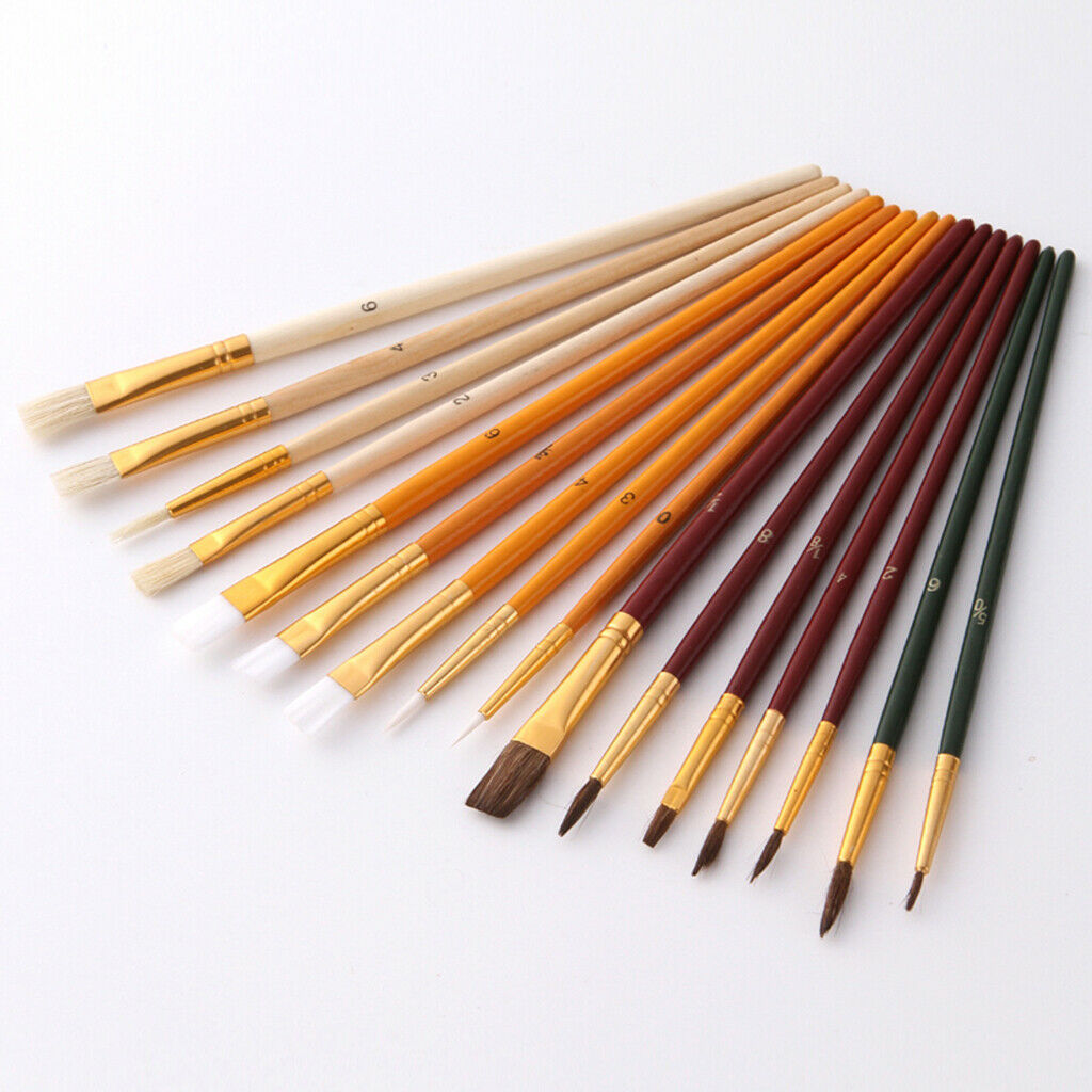 25 Artist Brush Set Acrylic Paint Foam Hairbrush