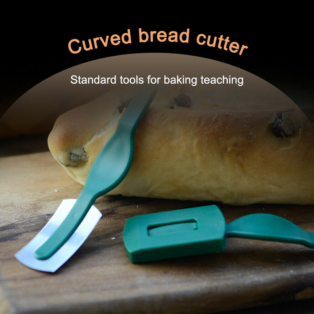 Curved Carbon Steel Baking Cutter For Bread Baguette Pastry Cutter Bagel Tools
