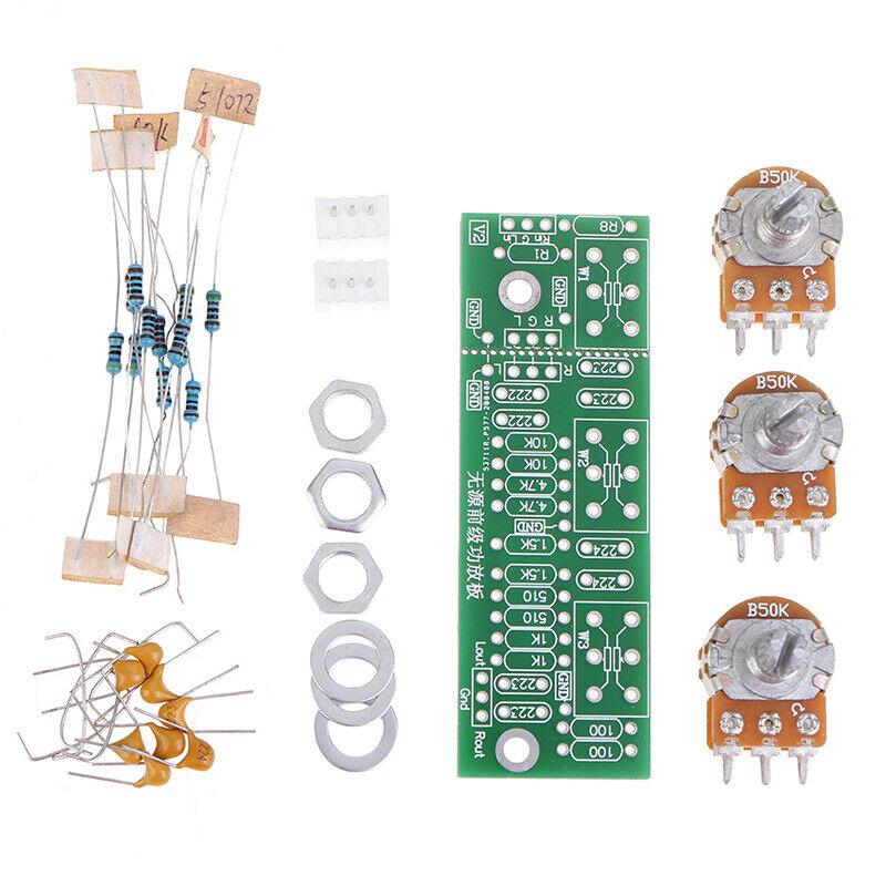 Passive Preamp Board Front Panel Tone Board Without Power Supply Board Parts Rf