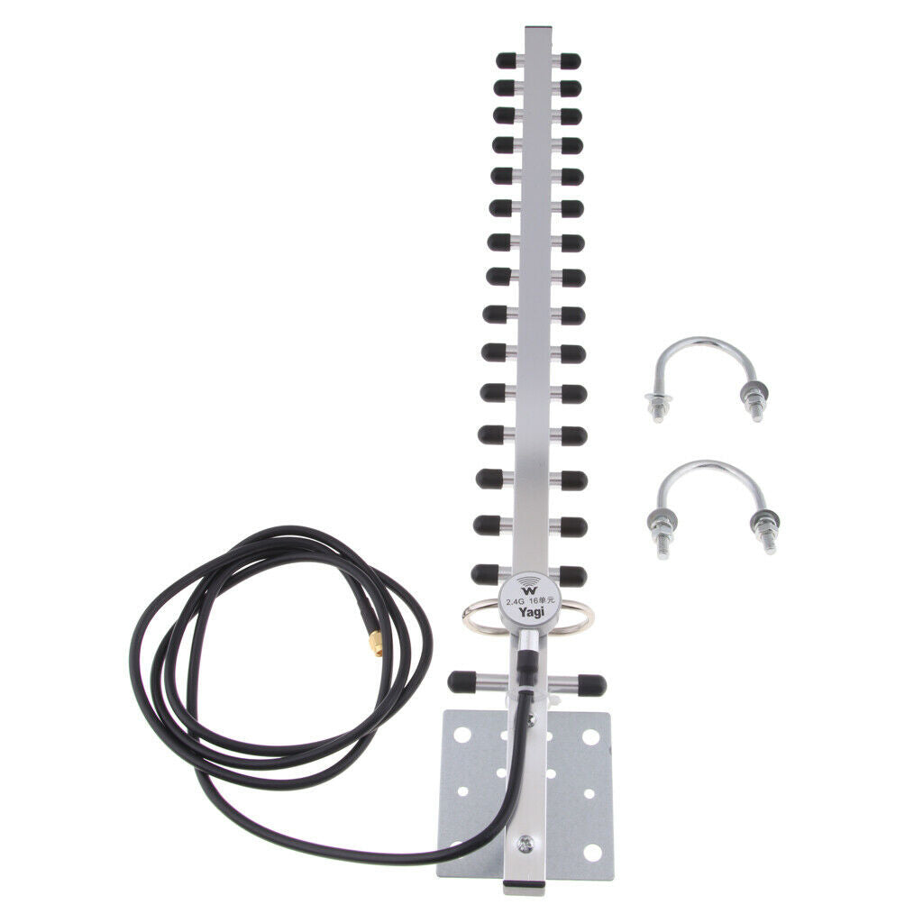 1.5M   25DBI High Gain Yagi WLAN WiFi Wireless Directional Antenna Booster