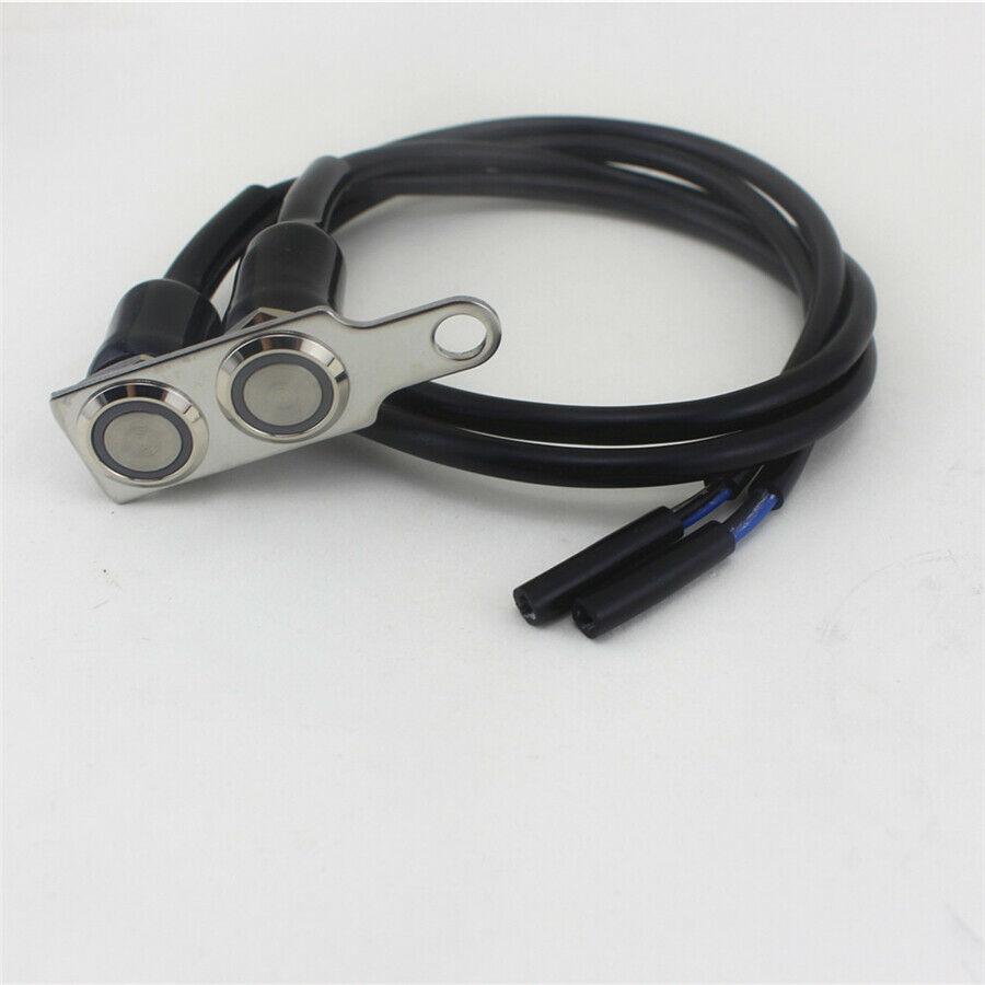 Motorcycle Bike Handlebar Switch 2 Button For Hazard Fog Head Light Waterproof