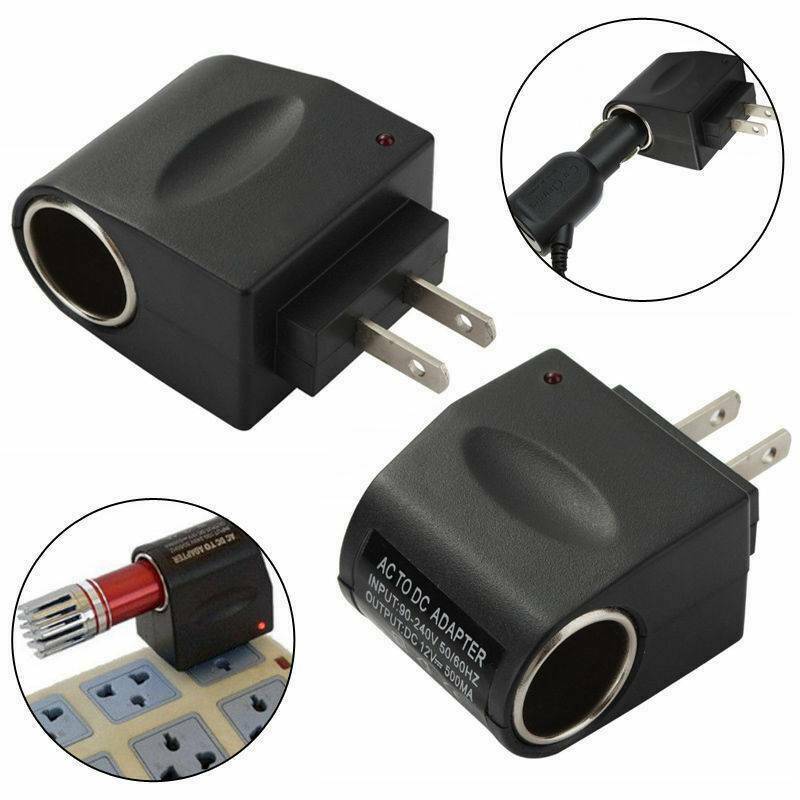 Car Auto Cigarette Lighter Adapter Converter Wall 110V~220V AC Power to 12V DC ~