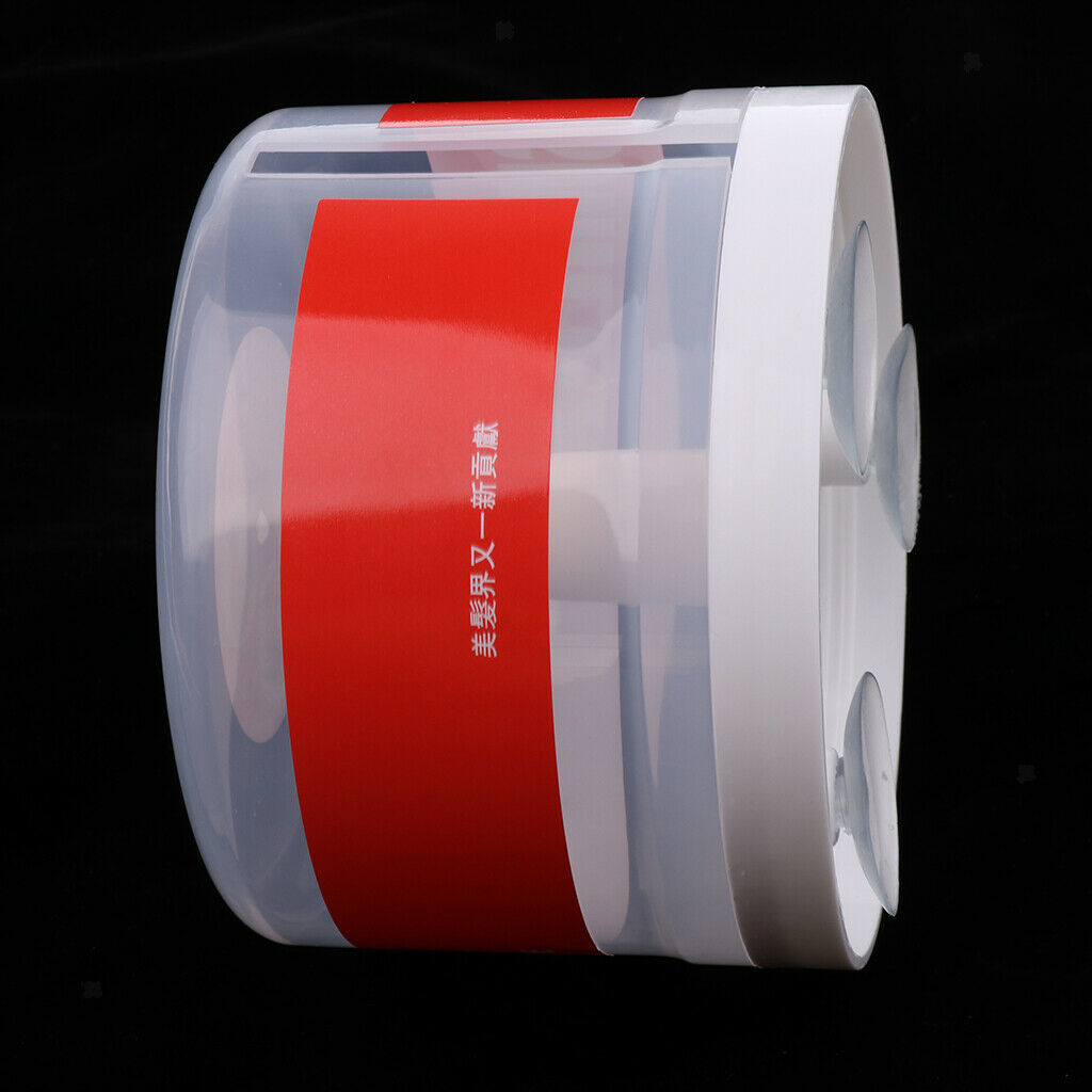 Empty Salon Barber Styling Neck Strips Box Container Case w/ Suction Cup