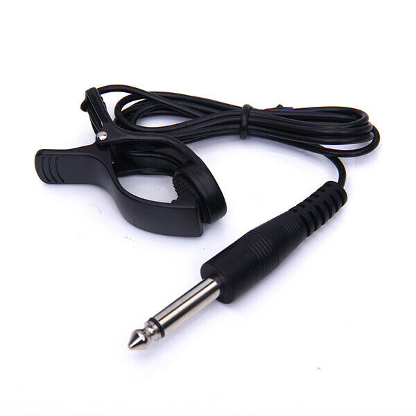 Guitar Acoustic Pickup Clip On Piezo Contact Microphone Violin Cello W/ 35" Cord