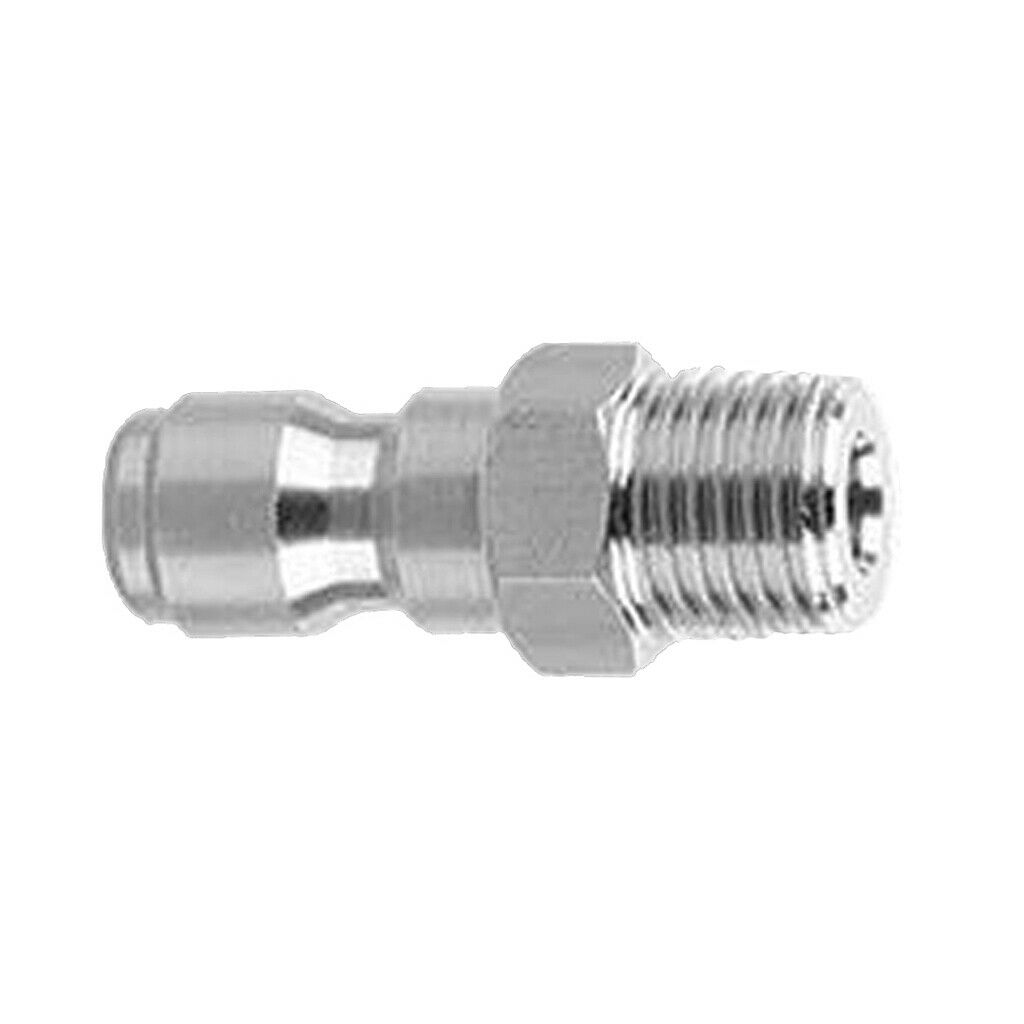 2Pcs Pressure Washer Hose Adaptor Coupler Fitting for 1/4" G Male Pipe 4cm