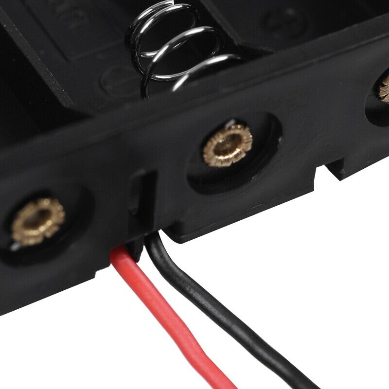Sp Clip Black Plastic 3 x 1.5V AA Battery Case Slot Holder E3T1T1