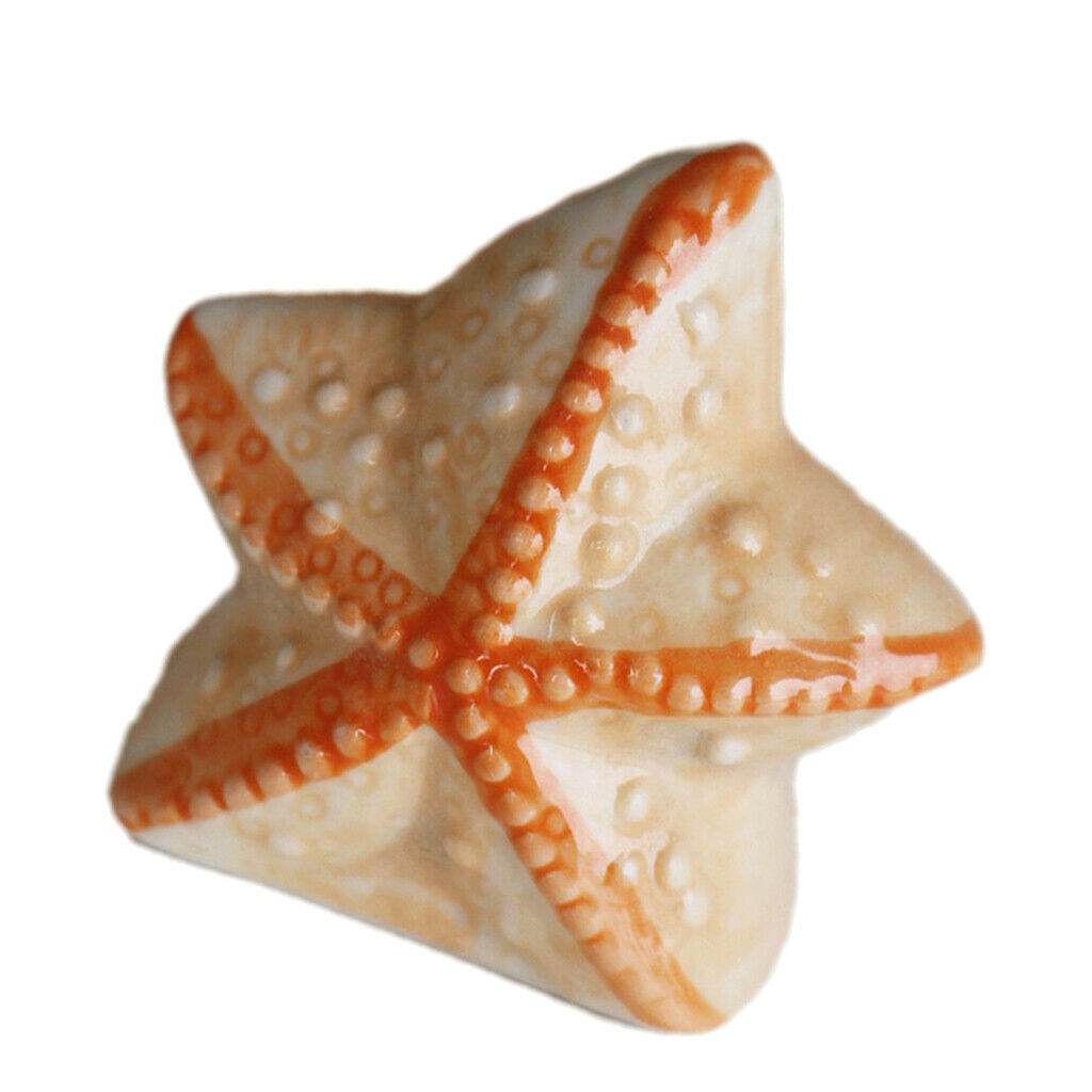 Starfish Ceramic Salt Shaker - Sea Ocean Style Salt and Pepper Shaker Cruet