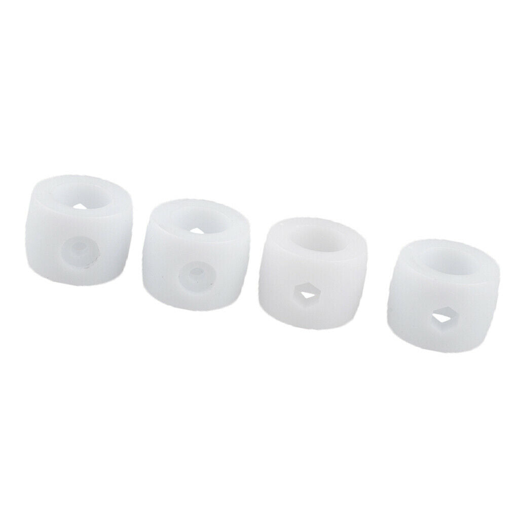 4Pcs 16mm Foosball Table Rod Bumper Buffers for Table Soccer Football -White