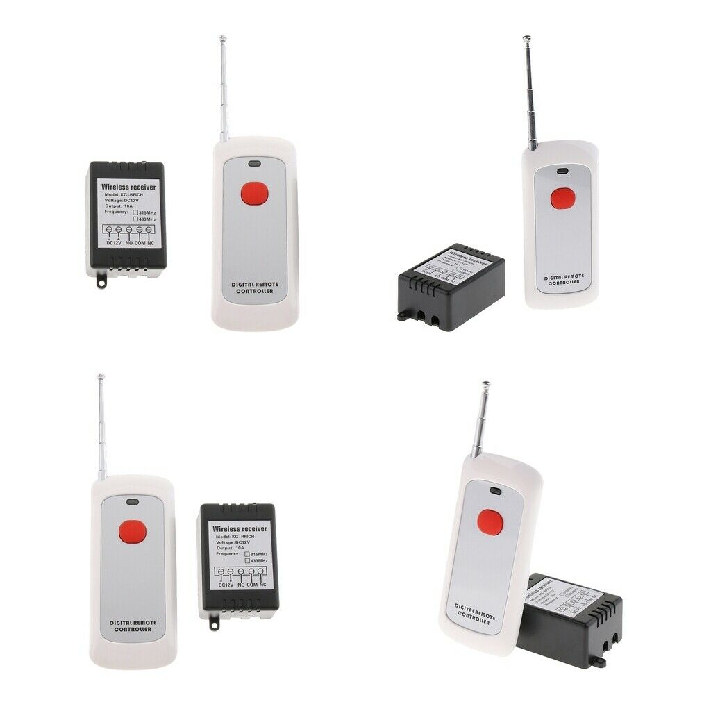 4pcs 12V 1000m Wireless Remote Control Switch Remote Controller for Lights