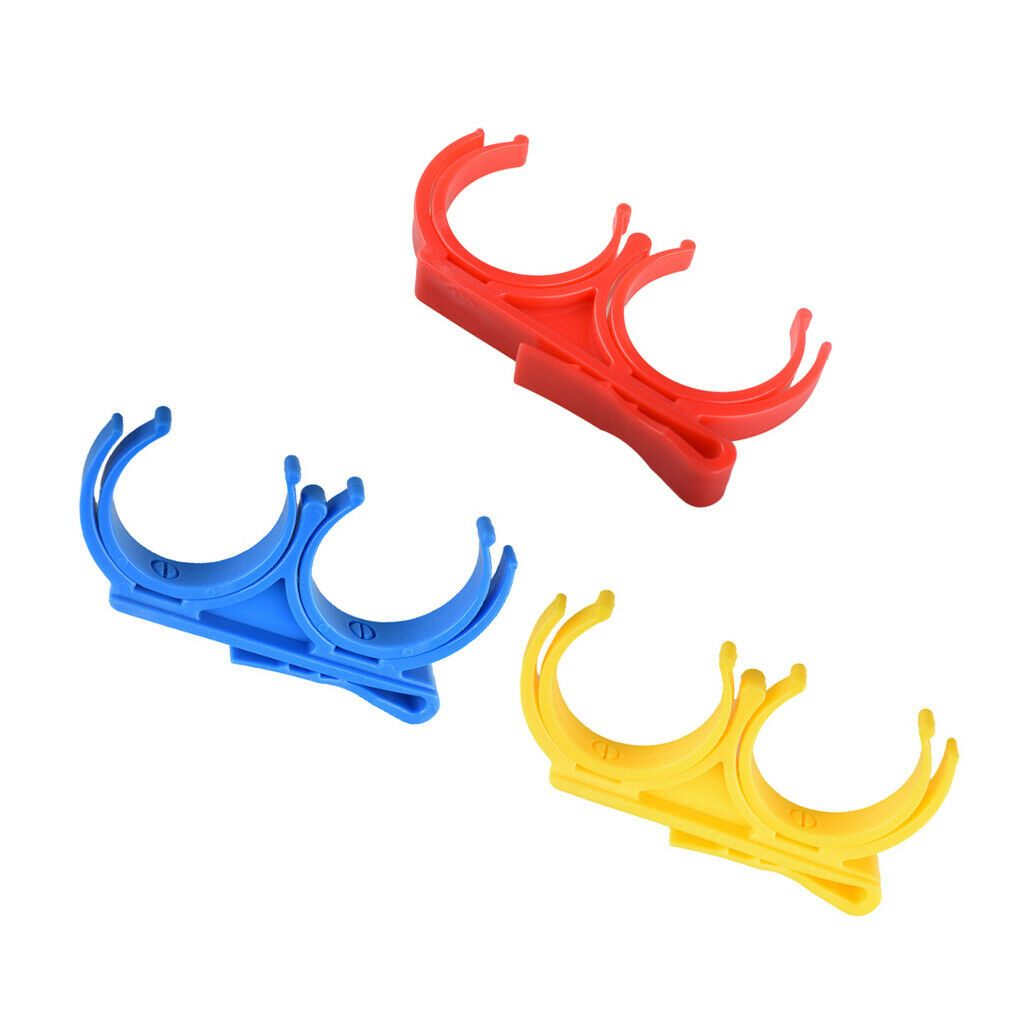 3x Universal Plastic Golf Ball Holder Clip Belt Clamp Golf Ball Organizer