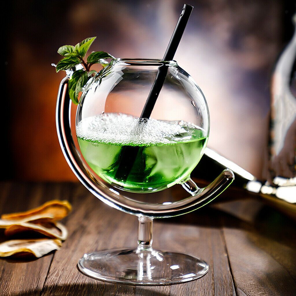 Creative Amazing Cocktail Glass Globe Shape Reusable Parties Houseware