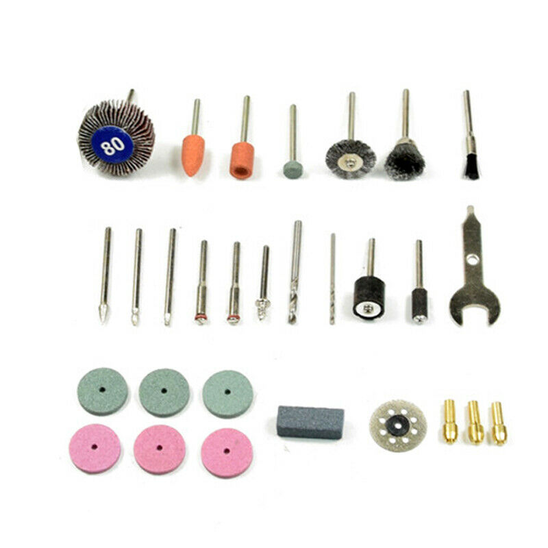 196 Piece Revolve Tool Kit Grinding Polishing Shank Craft Bits For Rotary Tool