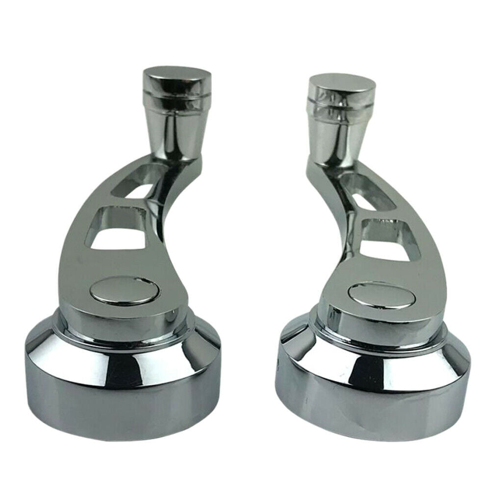 2Pcs Universal Car Window Winder Crank Handle Aluminium Replacement Riser