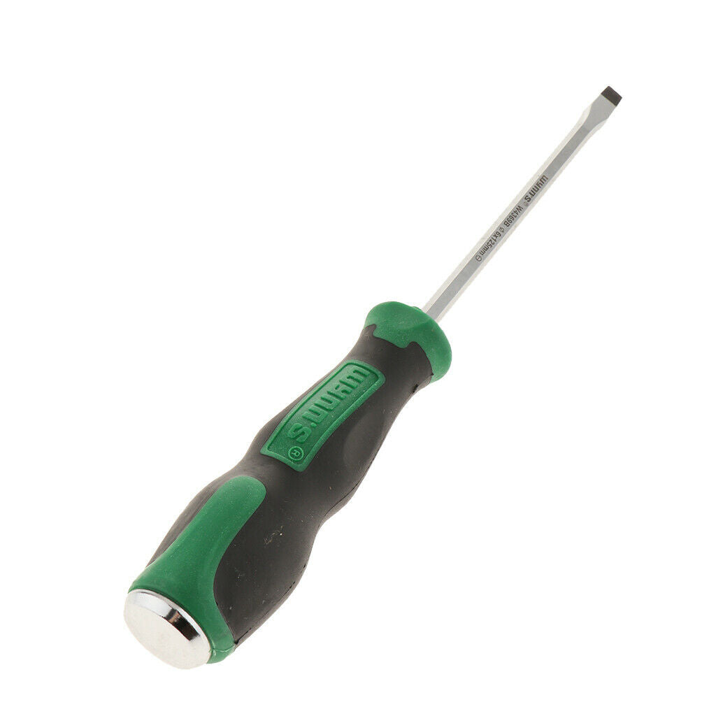 Pocket Screwdriver Non-slip Magnetic Bits Nut Drivers Slotted/Flat Tools -