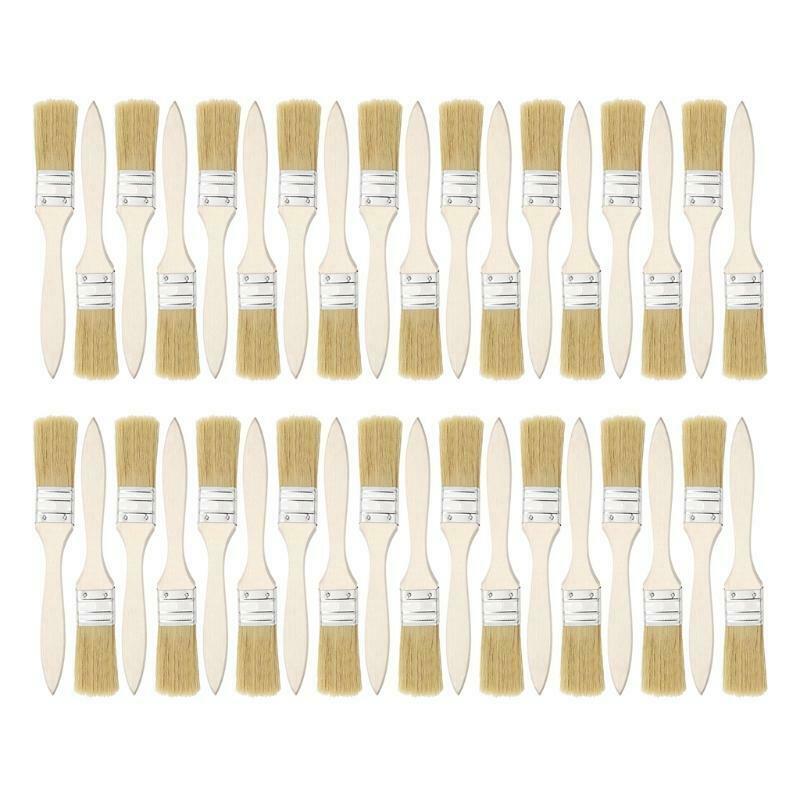 36 Pack of 1 Inch (24mm) Paint Brushes and Chip Paint Brushes for Paint Stains V
