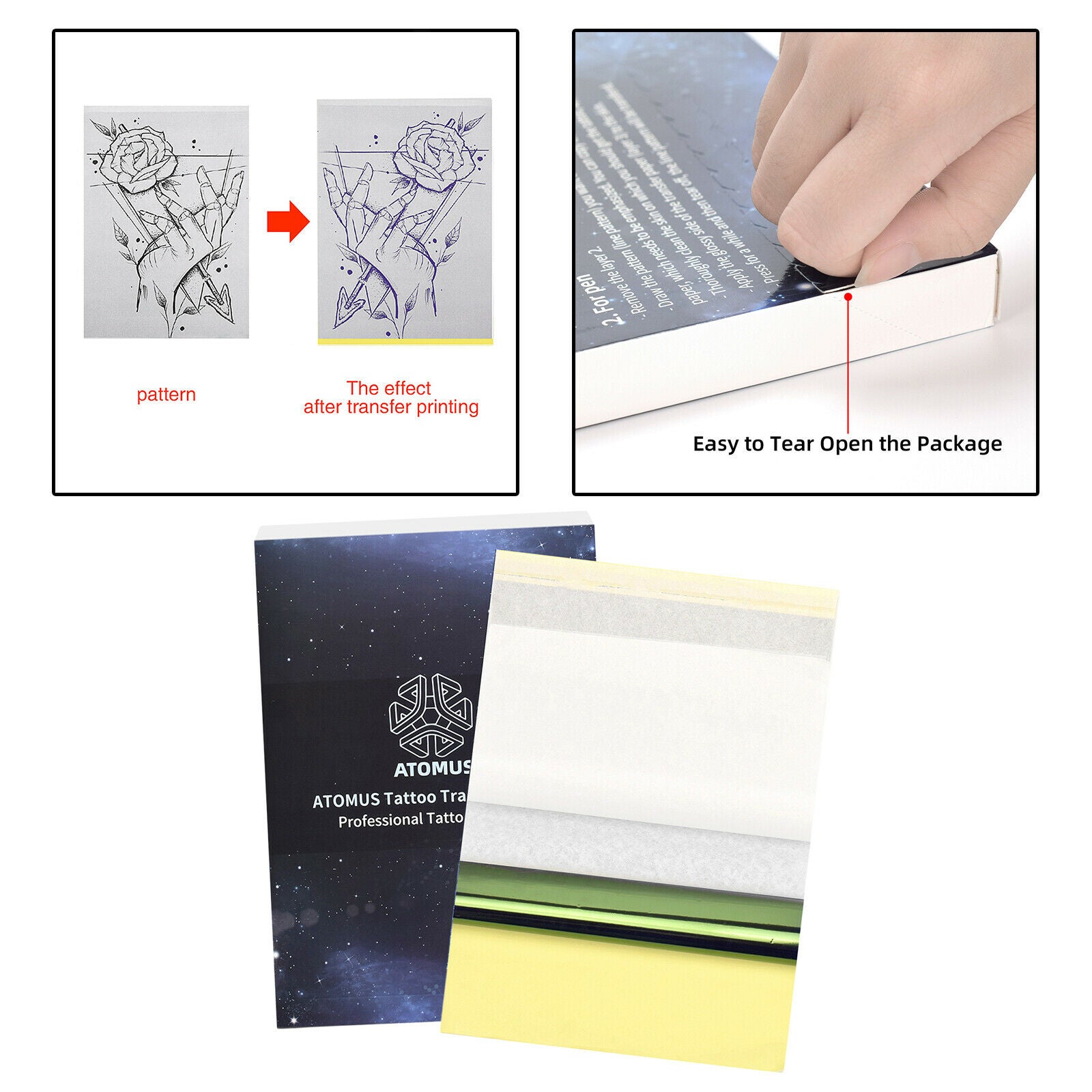 Tattoo Stencil Transfer Paper Thermal Tracing Paper A4 Tattoo Supplies