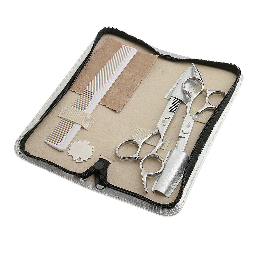 Pro Hair Cutting Shears/Scissors Barber Thinning/Texturizing Tool Comb Set