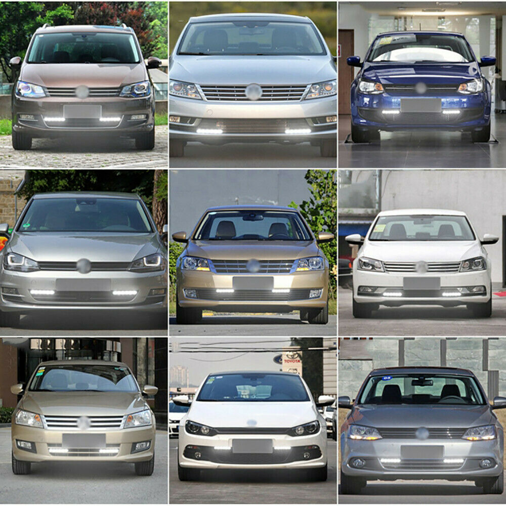 2pcs Car Auto Daytime Running Light Daylight Car Styling Lamp 6LED Waterproof