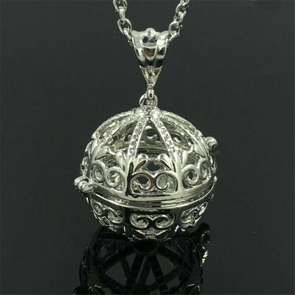 Charm Locket Necklace Fragrance Essential Oil Aromatherapy Diffuser Pendant Gift