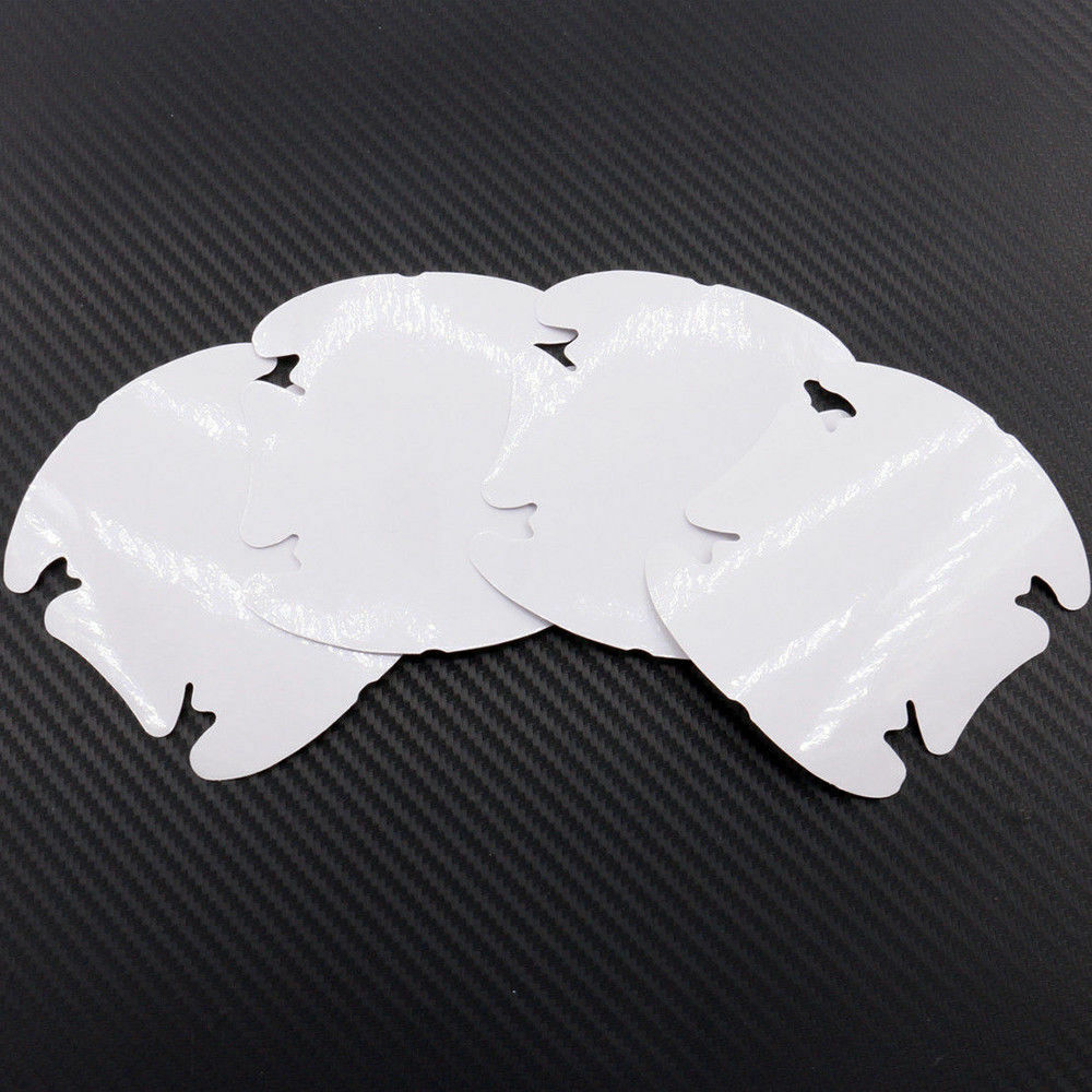 4pcs Invisible Clear Car Door Handle Paint Scratch Protector Guard Film Sheet