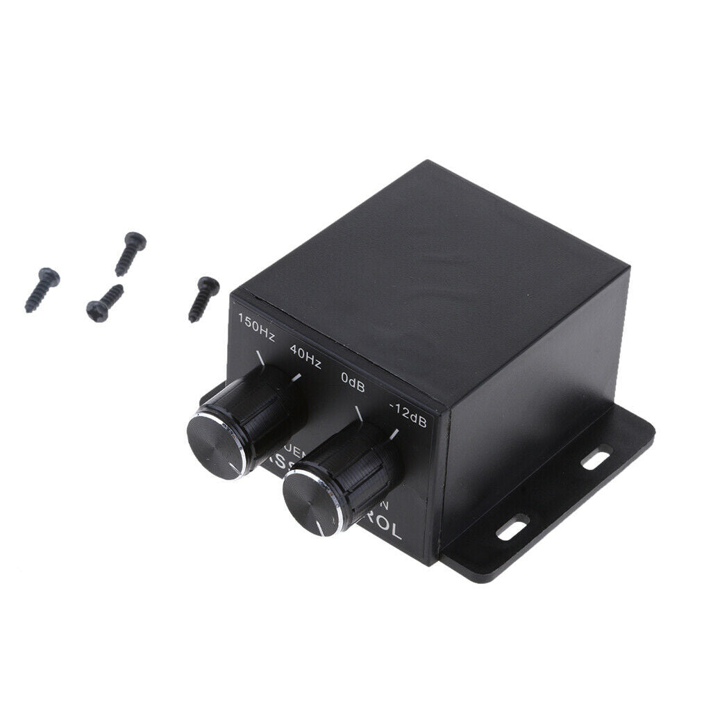Car Home Bass RAC Adjust Amplifier Subwoofer Equalizer Crossover Controller