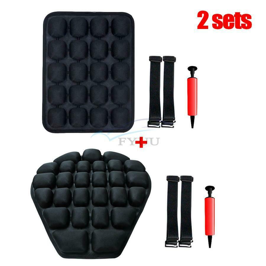 2PCS Black universal Motorcycle Front and Rear Shock Absorber Cushion Anti-slip