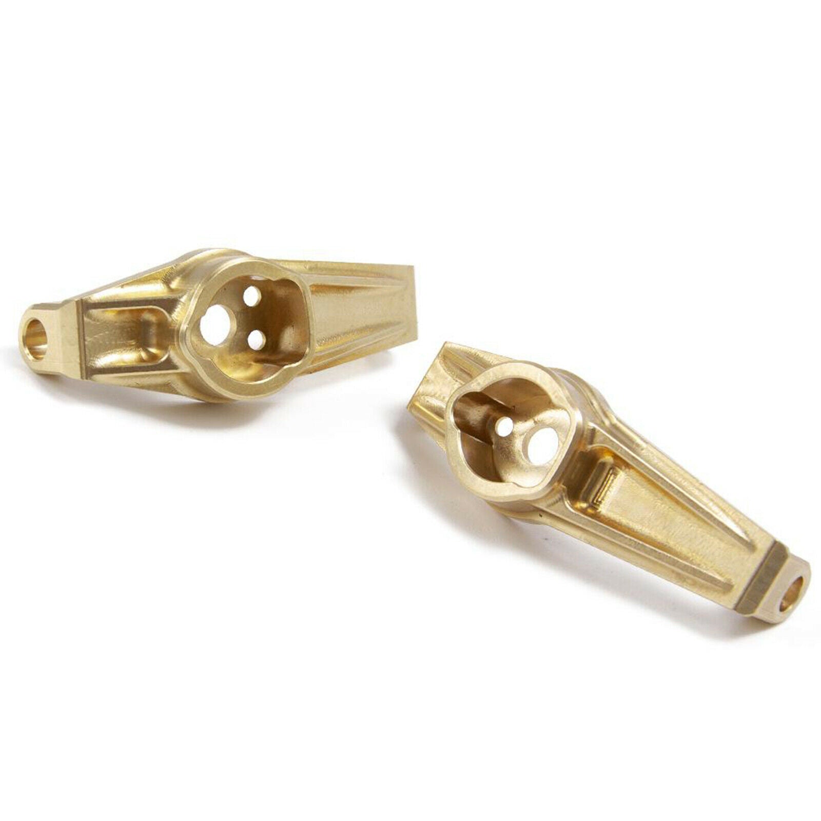 2x RC Brass Duty Front Steering Cup Knuckles for 1/10 RC Crawler -4 Spare Parts