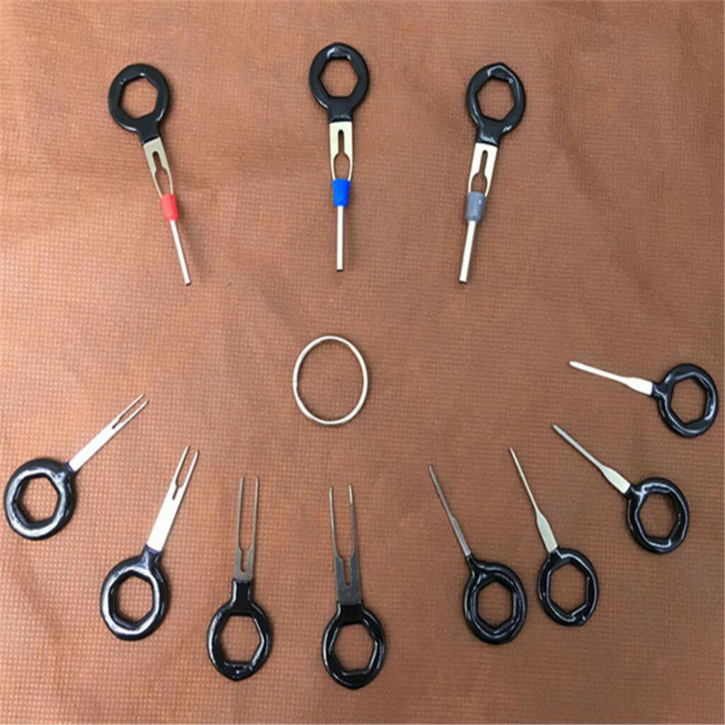 11pcs Terminal Removal Tool Wiring Crimp Connector Pin Extractor Puller
