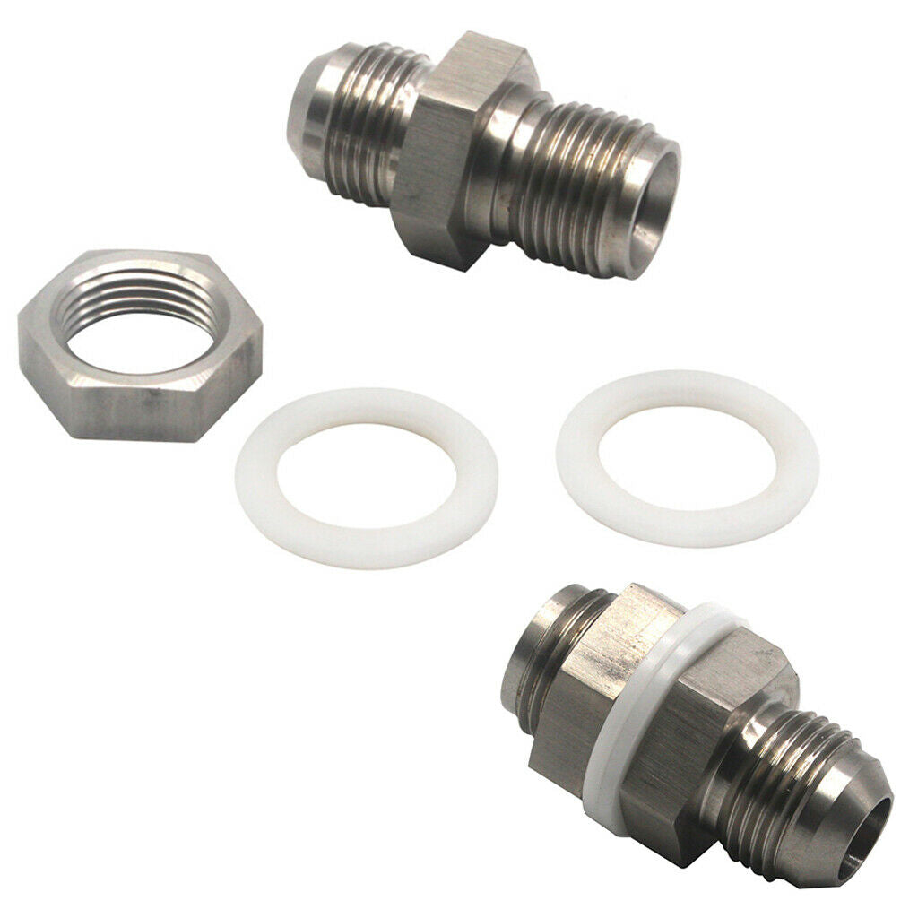 Universal Oil Pan Oil Sump Return Drain Plug Adapter Weldable Fitting 10AN