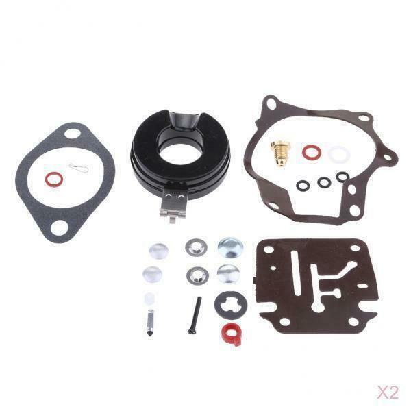 2Set Carburetor Rebuild Kit for Johnson Evinrude 50HP OutboardMotor
