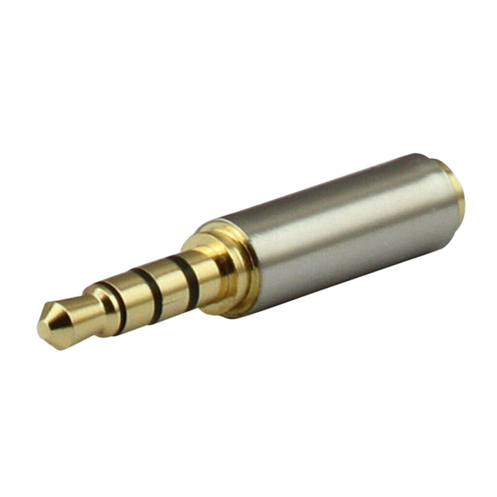 Metal 3.5mm Male to 2.5mm Female Audio Stereo Headphone Adapter Converter