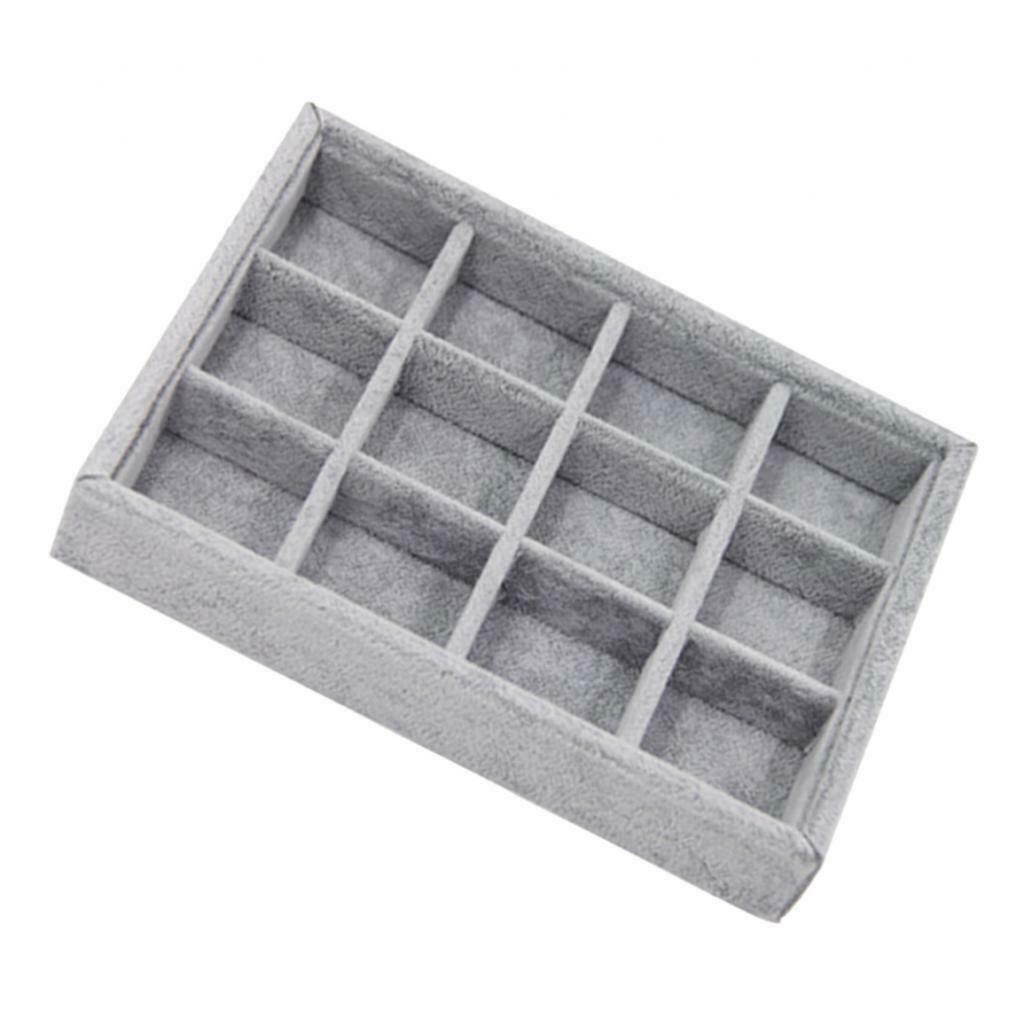 2pcs Multi-Purpose Jewelry Display Box Necklace Pendants Rings Storage Case