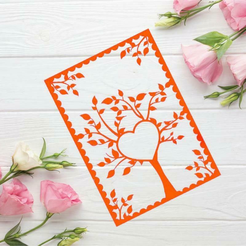 Heart Tree Metal Cutting Dies Stencil DIY Scrapbooking Album Paper Card Template