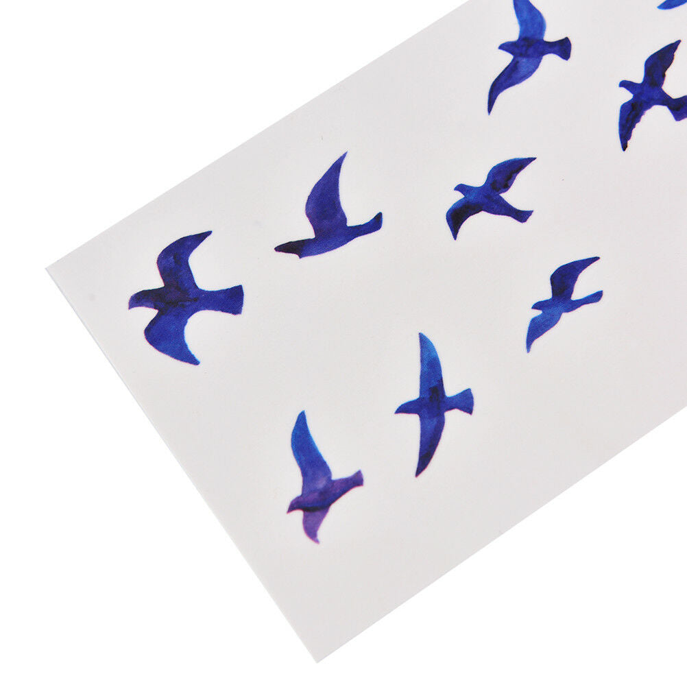 FakeTattoo Stickers Liberty Birds Fly Waterproof Temporary Tattoos StickerBDAU