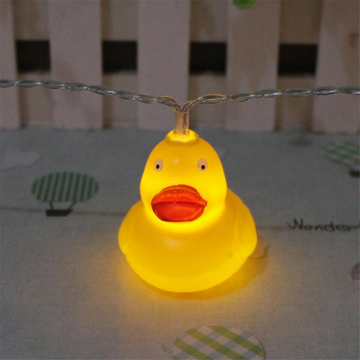 Cute Little Yellow Duck LED String Light Xmas Garden Patio Tree Kids Room Decor
