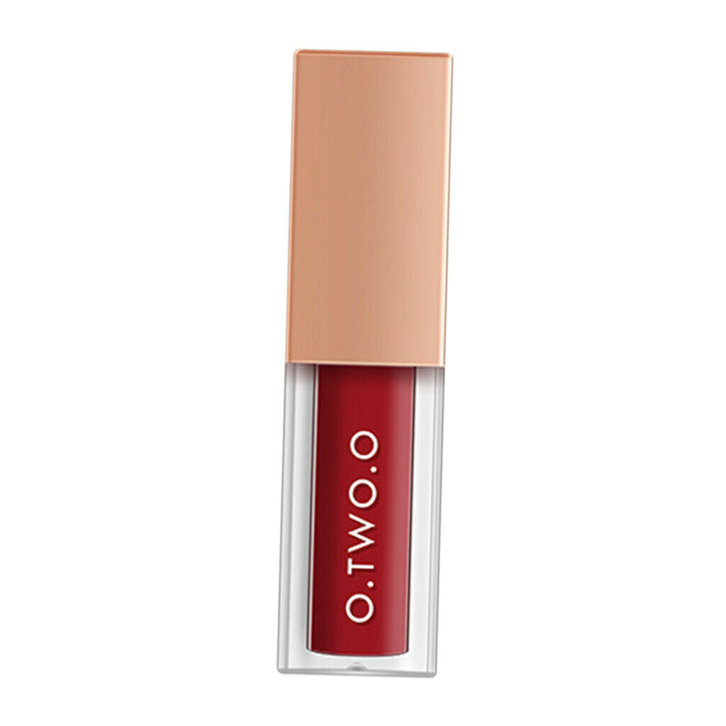 Smooth Makeup Liquid Lipstick Velvet Light Long Lasting Lip Gloss Rose Red