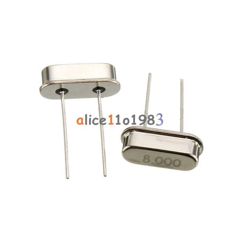 10PCS 8MHz /8.000 MHZ Crystal Oscillator HC-49S NEW