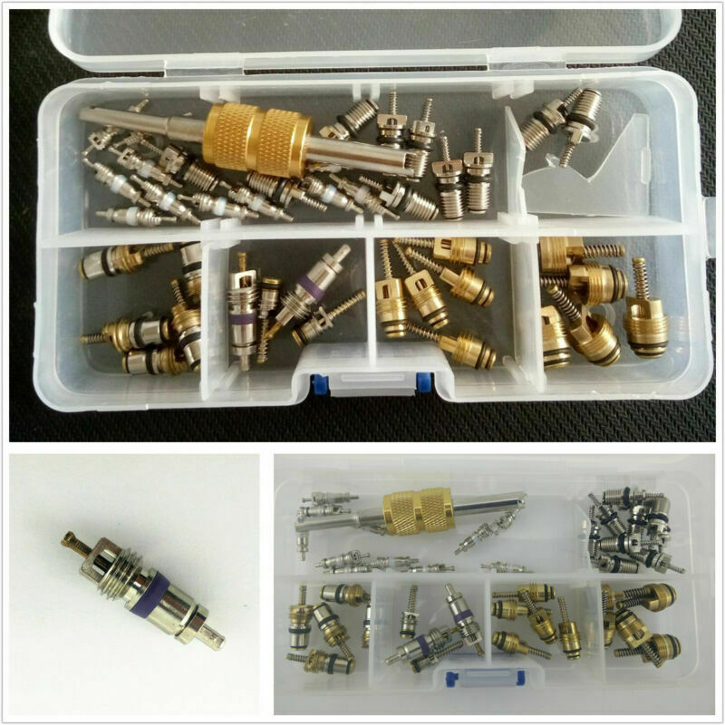 Auto Car Air Conditioning A/C Valve Core Remover R134a R12 Bore Valve Key Tools