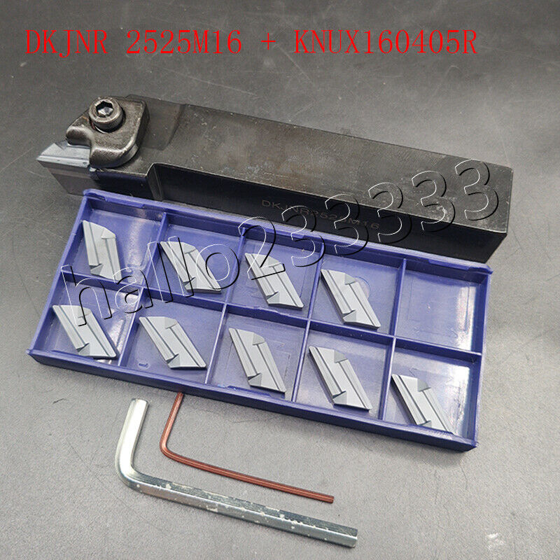DKJNR2525M16 25*150mm lathe External Turning Tool Holder+KNUX160405 CNC inserts