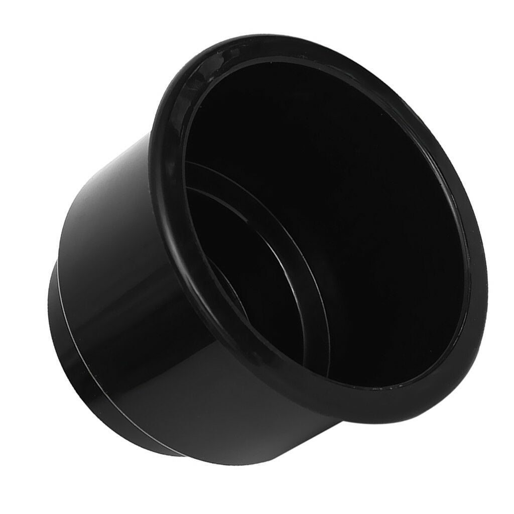 Black No Drain Holes Plastic Cup Drink Holder Fastener Car Boat Parts