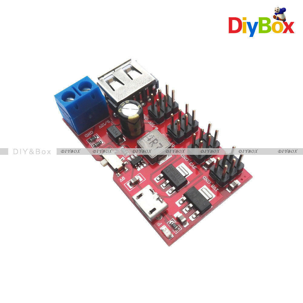 Micro USB 5V to 1.8V/3.3V/5V/9V/12V Power Module Breakout DC to DC USB
