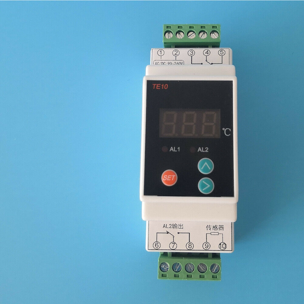 Rail Type Thermostat Adjustable Temperature Digital Display Controller Thermosta