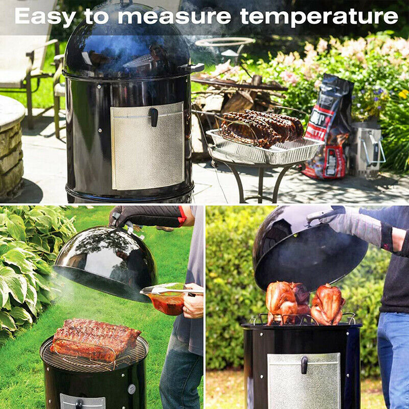 4 Pack Thermometer and Probe Grommet for Grills Compatible with Weber Smo.AU Tt