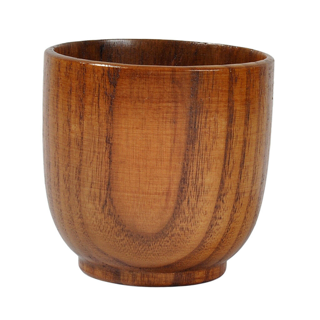 105ml Handmade Small Wooden Tea Cup Primitive for Juice Milk Japanese Style