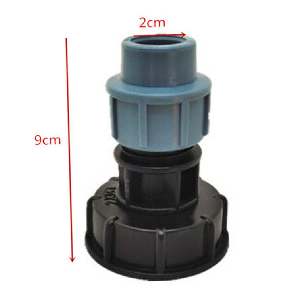 2pcs IBC Barrel Joint 20mm Straight /25mm Elbow Outlet Screw Barrel Fittings IBC