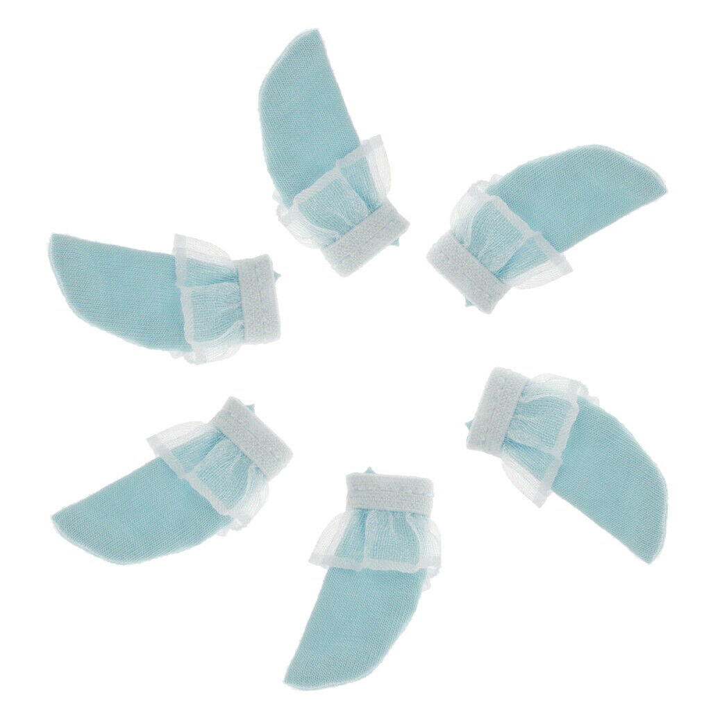 12 Pairs of Fashionable 4 Colors Lace Socks for 1/6 Dollfie BB Dress Up Accs