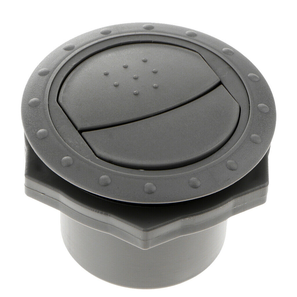 6x Car Trailer 60mm Outlet Air Vent Cover Exhaust Air Ventilation Grey